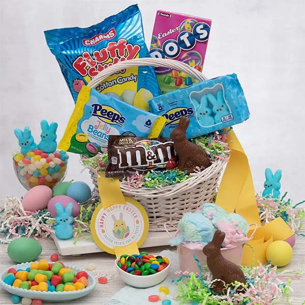 Our Favorite Easter Candy Gift Basket at Send Flowers