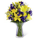 Iris And Lily Bouquet