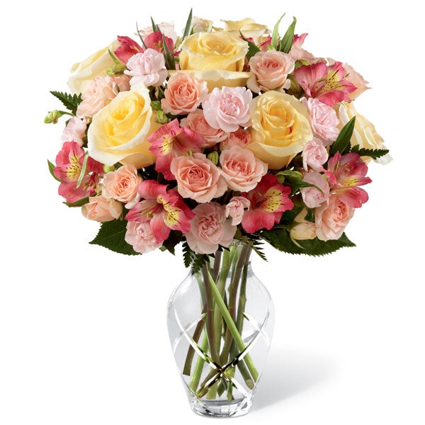 Rose Garden Pastel Bouquet at Send Flowers