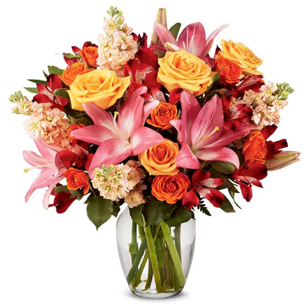 Exotic Orange Flowers Bouquet at Send Flowers