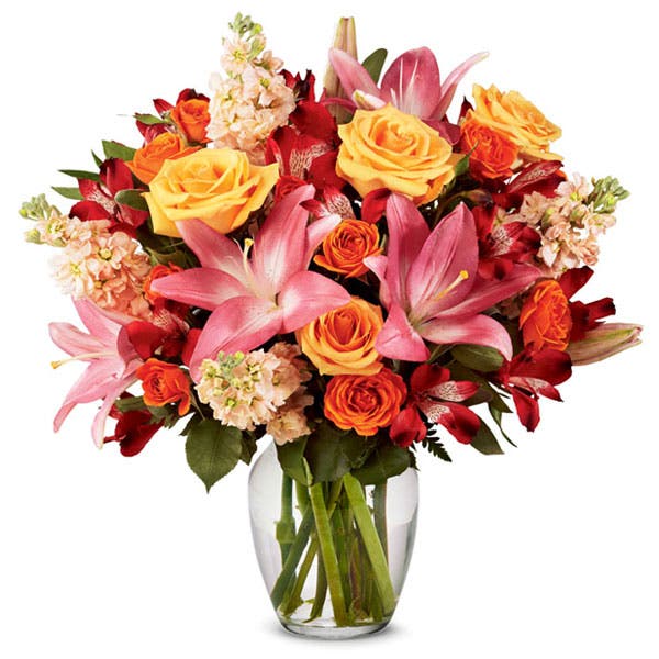 Exotic Orange Flowers Bouquet