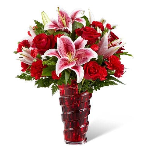 Brilliantly Red Rose Bouquet