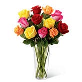 Radiant Spark Rose Bouquet