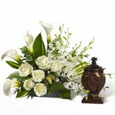 Calla Lilies And Urn Arrangement