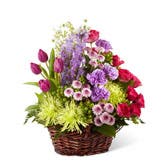 Treasured Mixed Flower Basket
