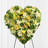 Tropical Heart Funeral Spray