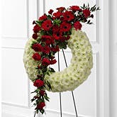 Treasured Funeral Flowers Wreath