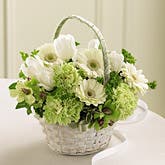 Fresh Beauty Flower Girl Basket
