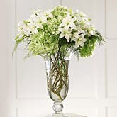 Lily and Hydrangea Altar Arrangement