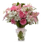 Pink Goddess Rose Bouquet