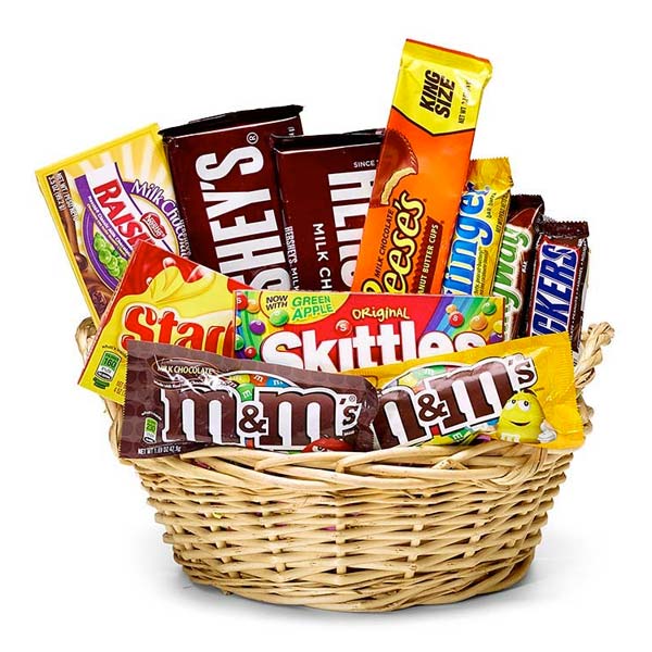 Favorite Candy Gift Basket