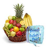 Father's Day Fruit Basket And Balloon