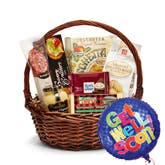 Get Well Soon Gift Basket And Balloon