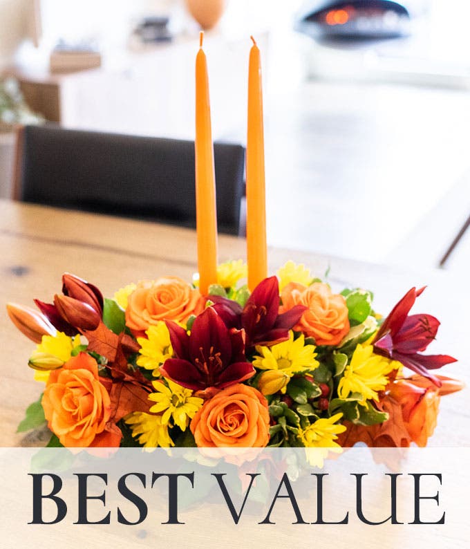 Thanksgiving Centerpiece - Florist Designed