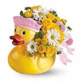 Ducky Delight Baby Girl Bouquet