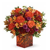 Embers Orange Rose Bouquet 