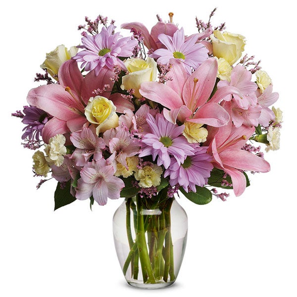 Perfect and Pastel Flower Bouquet at Send Flowers