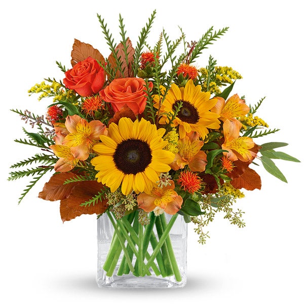 Flourishing Harvest Sunflower Bouquet at Send Flowers