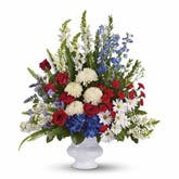 With Distinction Patriotic Bouquet