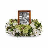 Garden Wreath Sympathy Flowers