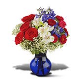 Red White And True Bouquet