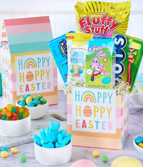 Happy Easter Popcorn and Candy Gift Tin