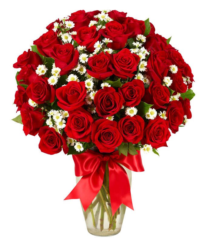 3 Dozen Roses - Red