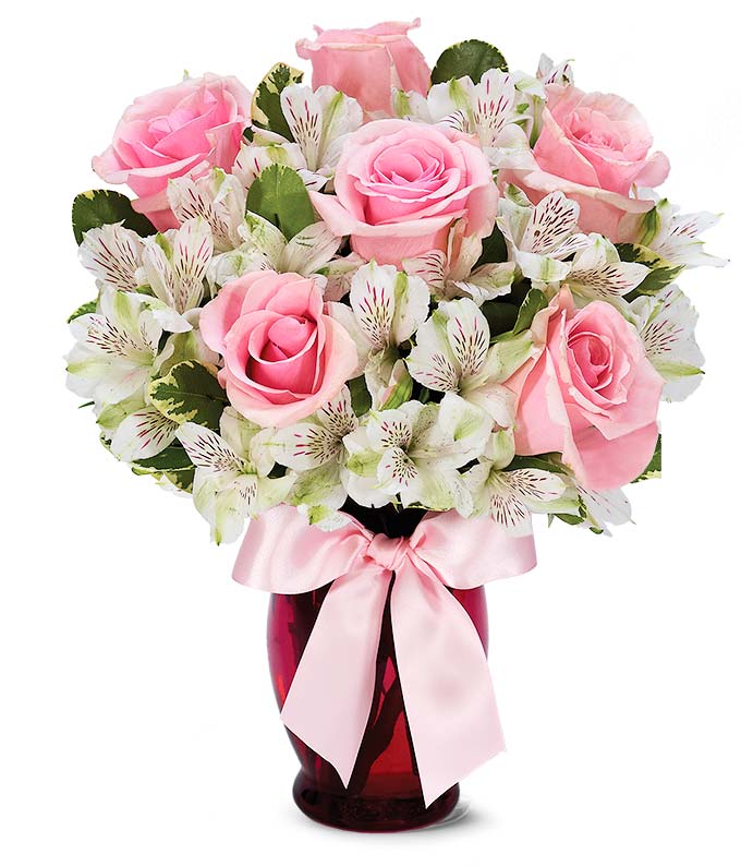 Cheap flowers free delivery on these online flowers and pink rose bouquet