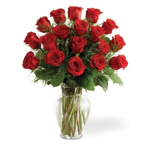 Premium 18 Red Roses