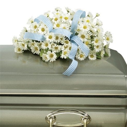 Infant Daisy Casket Spray 