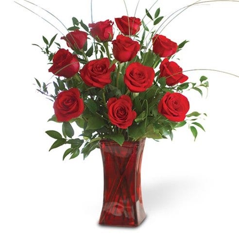 Blooming Love One Dozen Roses