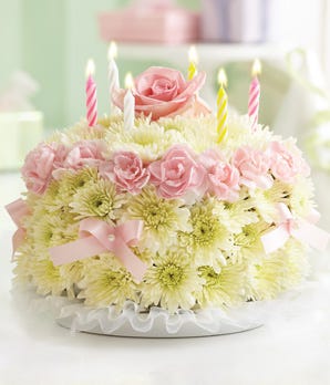  1-800-Flowers Birthday Flower Cake