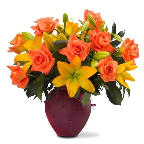 Citrus Roses & Lilies