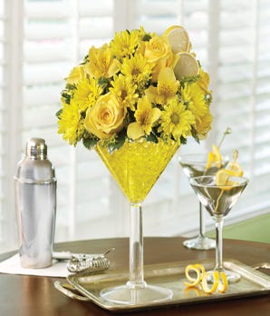 1-800-Flowers® Martini Bouquet™ Lemon Drop