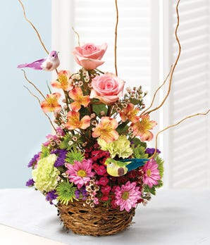 Spring's Woodland Flower Bouquet