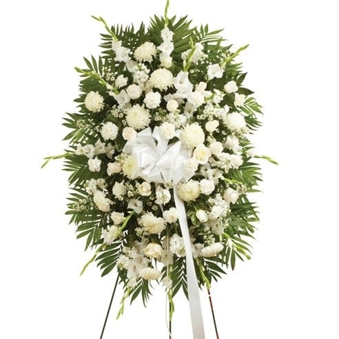 White Sympathy Standing Spray