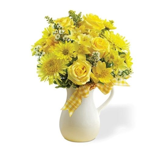 Pop of Yellow in a Pitcher