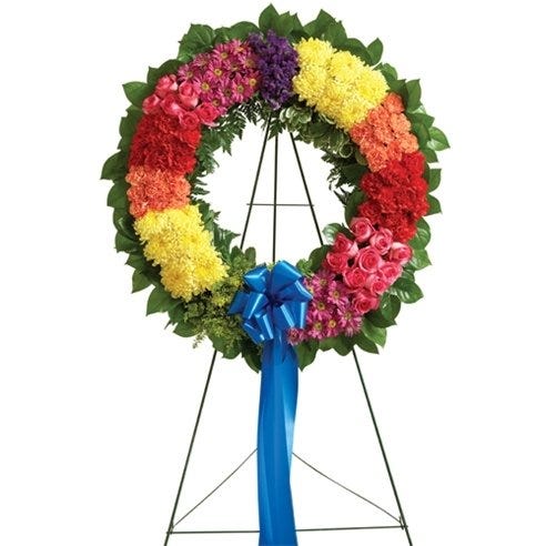 Multicolor Bright Specialty Wreath