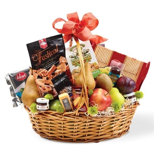 Deluxe Fruit and Gourmet Basket
