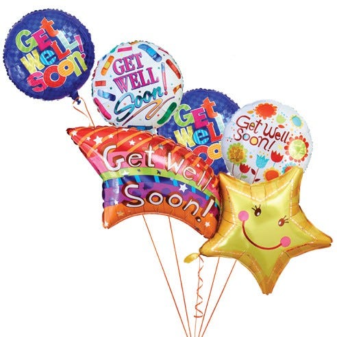 Make a Wish Get Well Balloon Bundle