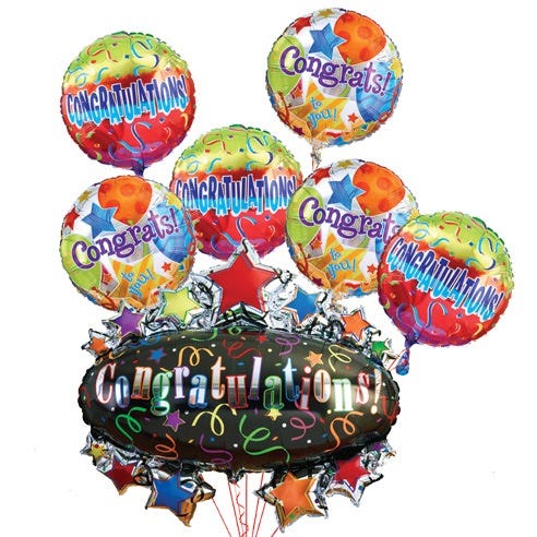 Balloon Bundle to Say Congratulations