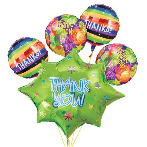 Balloon Bundle to Say Thanks