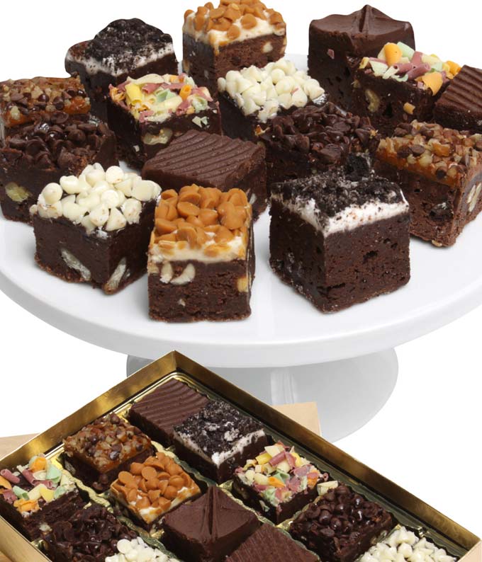 Mini brownie box delivery and Mother's Day gift ideas