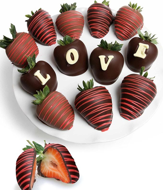 Sweet LOVE Chocolate Covered Strawberries
