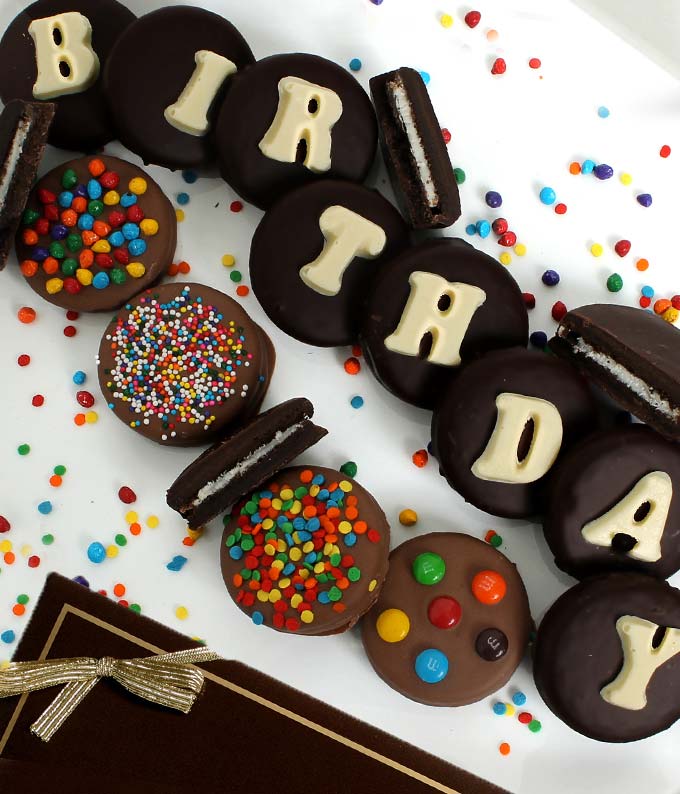 14 Pieces Birthday Chocolate Oreos