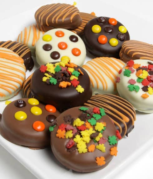 12 Fall Chocolate Covered Oreos