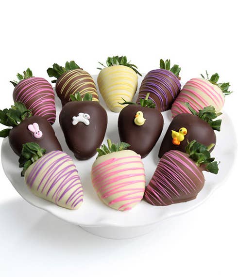 Easter Chocolate Covered Strawberries