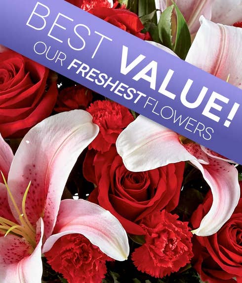 Happy Valentine's Florist Design Bouquet - Deluxe