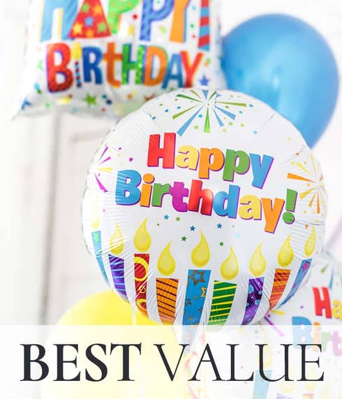 Florist Designed Birthday Balloon Bouquet