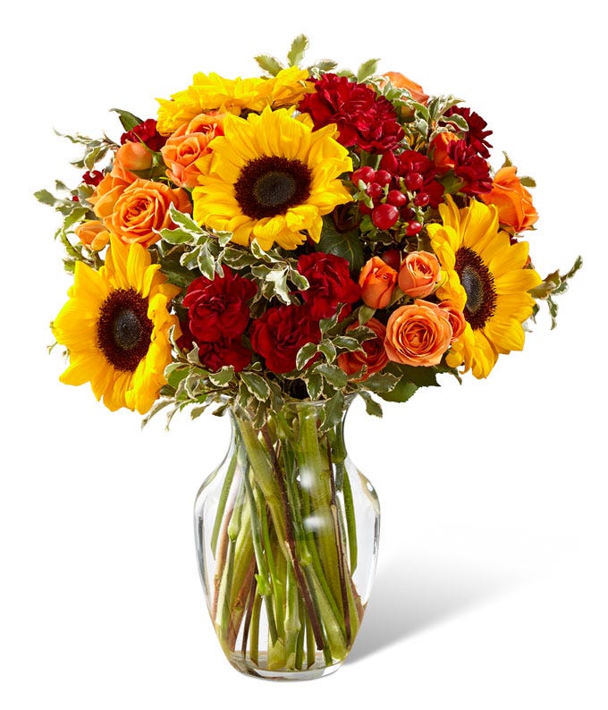 Sanguine Summer Garden Bouquet at Send Flowers